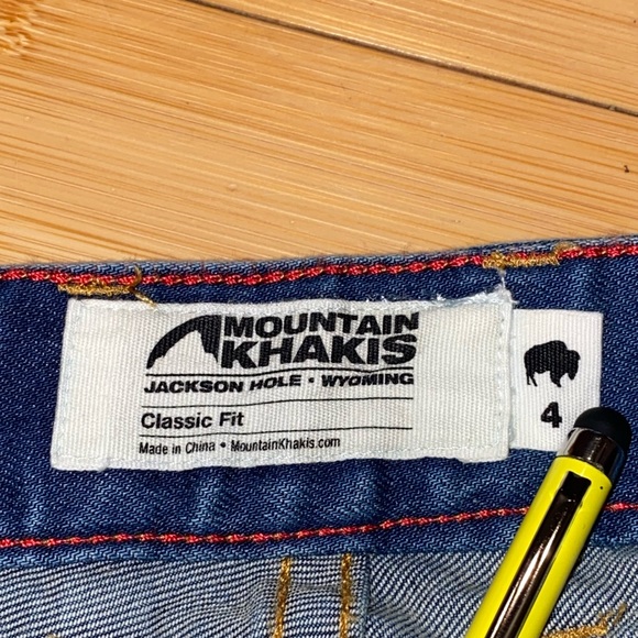 Mountian KHAKIS Classic Fit Blue Jeans Size 4 - Picture 3 of 9